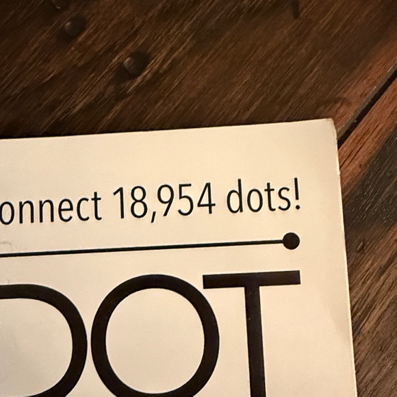 Colorful Dog Connect the Dots For Adults Puzzle Book NWT - Picture 3 of 4